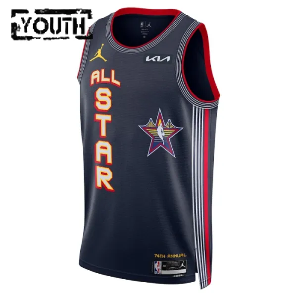 Maglia Jordan Anthony Edwards All Star 2025 Swingman Navy - Bambino