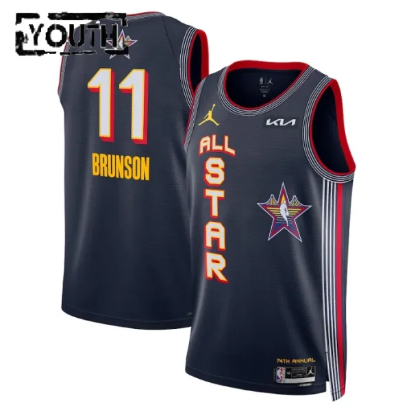 Maglia Jordan Jalen Brunson All Star 2025 Swingman Navy - Bambino