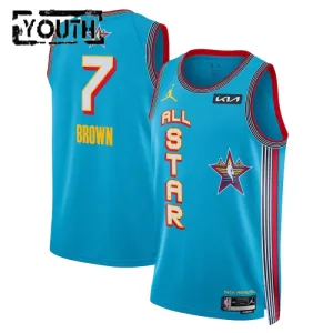 Maglia Jordan Jaylen Brown All Star 2025 Swingman Blu - Bambino