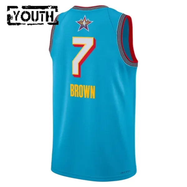 Maglia Jordan Jaylen Brown All Star 2025 Swingman Blu - Bambino
