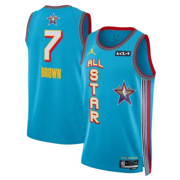 Maglia Jordan Jaylen Brown All Star 2025 Swingman Blu - Uomo