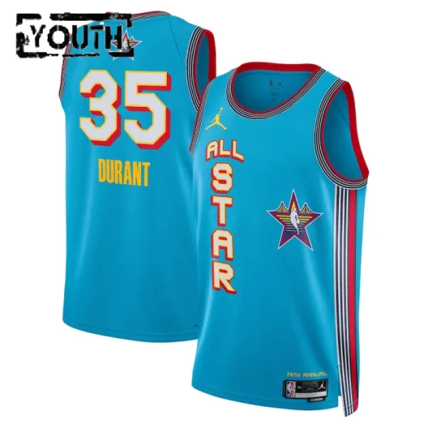 Maglia Jordan Kevin Durant All Star 2025 Swingman Blu - Bambino Maglia Jordan Kevin Durant All Star 2025 Swingman Blu - Bambino