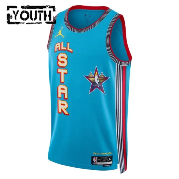 Maglia Jordan Lebron James All Star 2025 Swingman Blu - Bambino