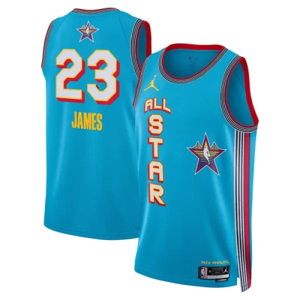 Maglia Jordan Lebron James All Star 2025 Swingman Blu - Uomo