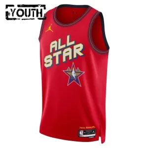 Maglia Jordan Nikola Jokic All Star 2025 Swingman Rosso - Bambino