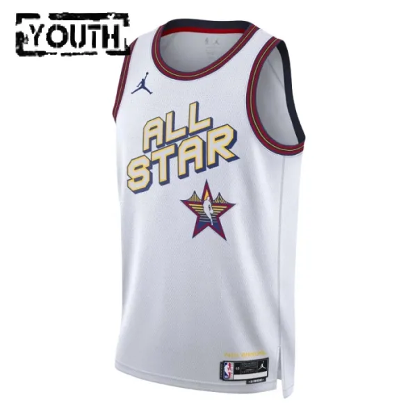 Maglia Jordan Personalizzata All Star 2025 Swingman Bianco - Bambino