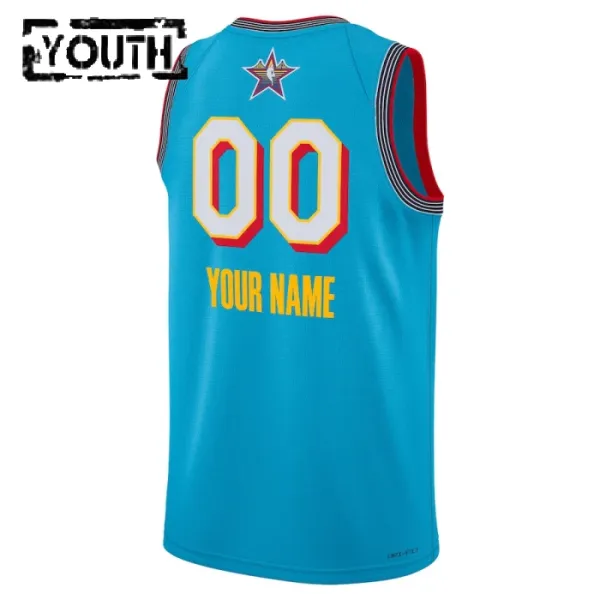 Maglia Jordan Personalizzata All Star 2025 Swingman Blu - Bambino