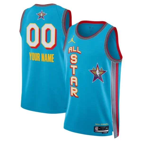 Maglia Jordan Personalizzata All Star 2025 Swingman Blu - Uomo