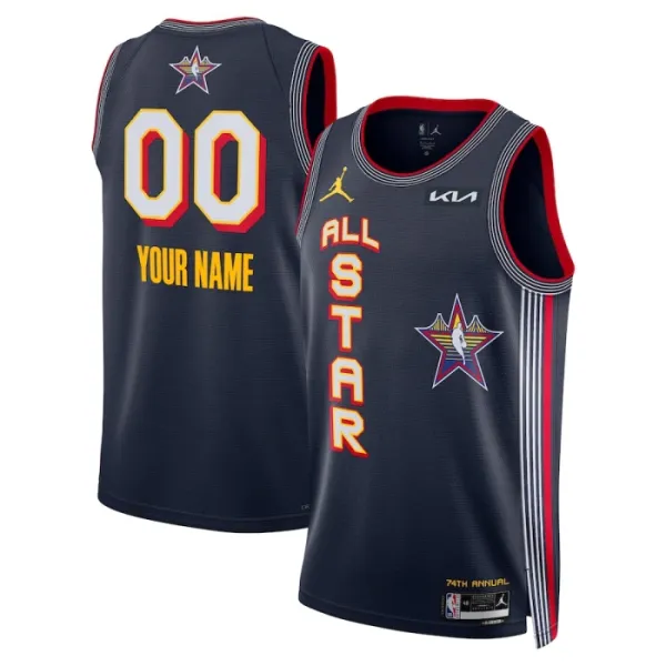 Maglia Jordan Personalizzata All Star 2025 Swingman Navy - Uomo Maglia Jordan Personalizzata All Star 2025 Swingman Navy - Uomo