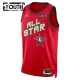 Maglia Jordan Personalizzata All Star 2025 Swingman Rosso - Bambino