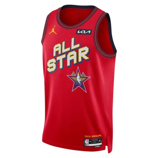Maglia Jordan Shai Gilgeous Alexander All Star 2025 Swingman Rosso - Uomo