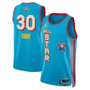 Maglia Jordan Stephen Curry All Star 2025 Swingman Blu - Uomo