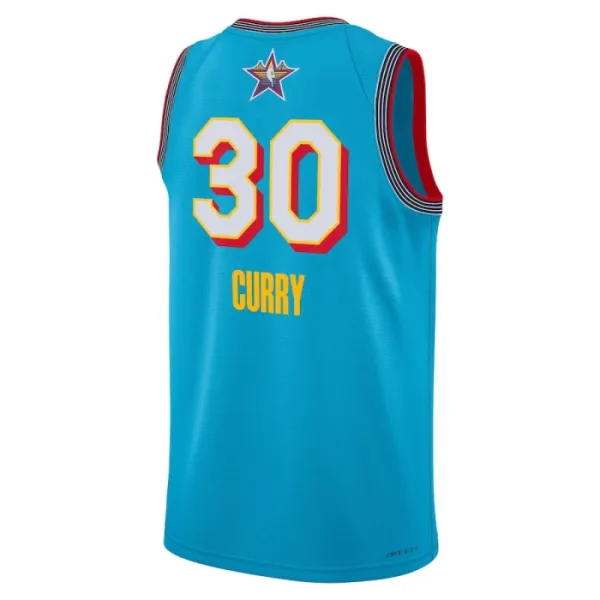 Maglia Jordan Stephen Curry All Star 2025 Swingman Blu - Uomo