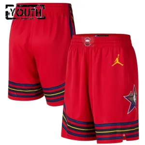 Pantaloncini Jordan All Star 2025 Swingman Rosso - Bambino