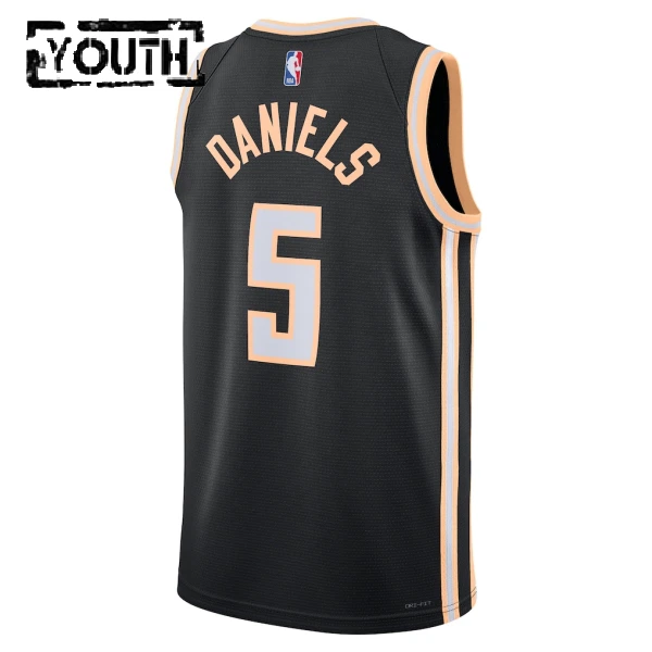 Maglia Atlanta Hawks Dyson Daniels City Edition 2025-26 Swingman Nero - Bambino