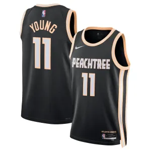 Maglia Atlanta Hawks Trae Young City Edition 2025-26 Swingman Nero - Uomo
