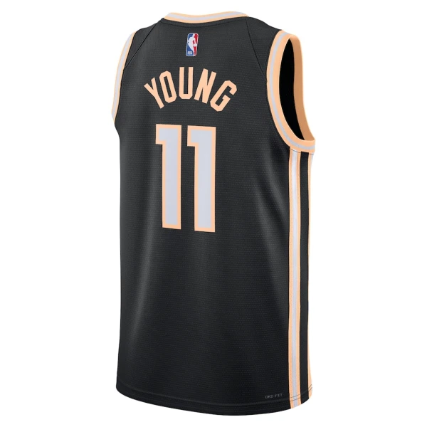 Maglia Atlanta Hawks Trae Young City Edition 2025-26 Swingman Nero - Uomo