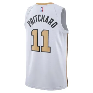 Maglia Boston Celtics Payton Pritchard City Edition 2025-26 Swingman Bianco - Uomo