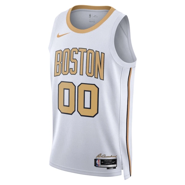 Maglia Boston Celtics Personalizzata City Edition 2025-26 Swingman Bianco - Uomo