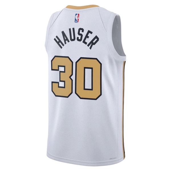 Maglia Boston Celtics Sam Hauser City Edition 2025-26 Swingman Bianco - Uomo
