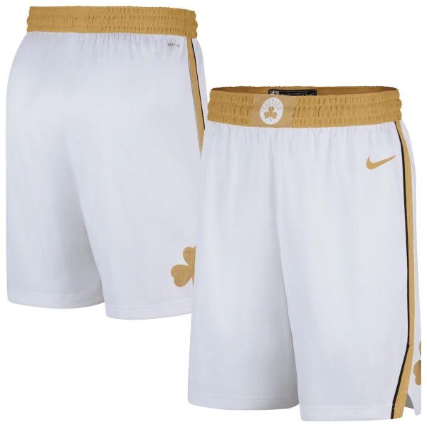 Pantaloncini Boston Celtics City Edition 2025-26 Swingman Bianco - Uomo