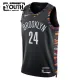 Maglia Brooklyn Nets Cam Thomas City Edition 2025-26 Swingman Nero - Bambino
