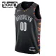 Maglia Brooklyn Nets Personalizzata City Edition 2025-26 Swingman Nero - Bambino