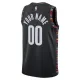 Maglia Brooklyn Nets Personalizzata City Edition 2025-26 Swingman Nero - Uomo