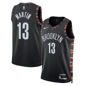 Maglia Brooklyn Nets Tyrese Martin City Edition 2025-26 Swingman Nero - Uomo