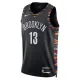 Maglia Brooklyn Nets Tyrese Martin City Edition 2025-26 Swingman Nero - Uomo