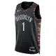 Maglia Brooklyn Nets Ziaire Williams City Edition 2025-26 Swingman Nero - Uomo