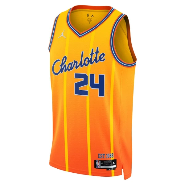 Maglia Charlotte Hornets Jordan Brandon Miller City Edition 2025-26 Swingman - Uomo