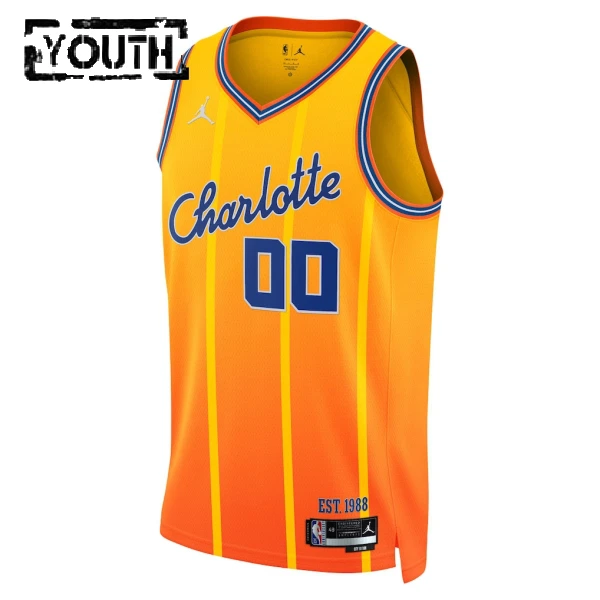 Maglia Charlotte Hornets Jordan Personalizzata City Edition 2025-26 Swingman - Bambino