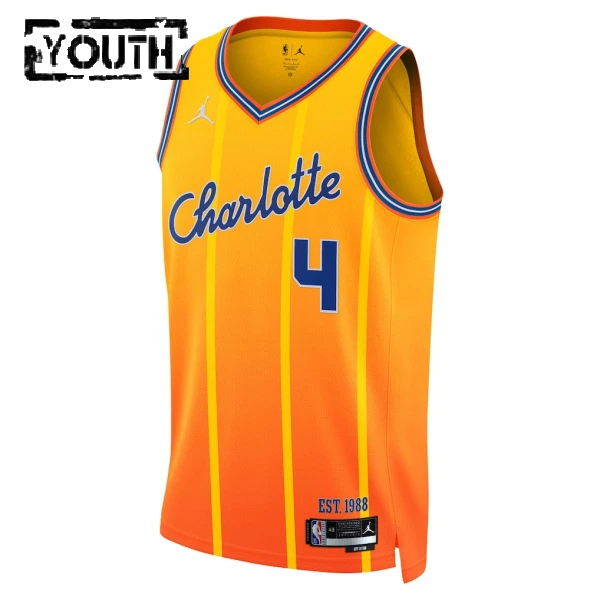 Maglia Charlotte Hornets Jordan Sion James City Edition 2025-26 Swingman - Bambino