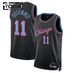 Maglia Chicago Bulls Ayo Dosunmu City Edition 2025-26 Swingman Nero - Bambino