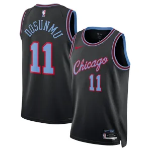 Maglia Chicago Bulls Ayo Dosunmu City Edition 2025-26 Swingman Nero - Uomo