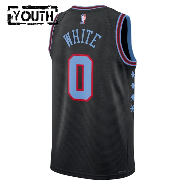 Maglia Chicago Bulls Coby Black City Edition 2025-26 Swingman Nero - Bambino