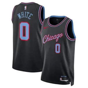 Maglia Chicago Bulls Coby Black City Edition 2025-26 Swingman Nero - Uomo