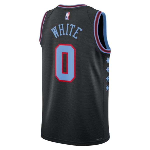 Maglia Chicago Bulls Coby Black City Edition 2025-26 Swingman Nero - Uomo