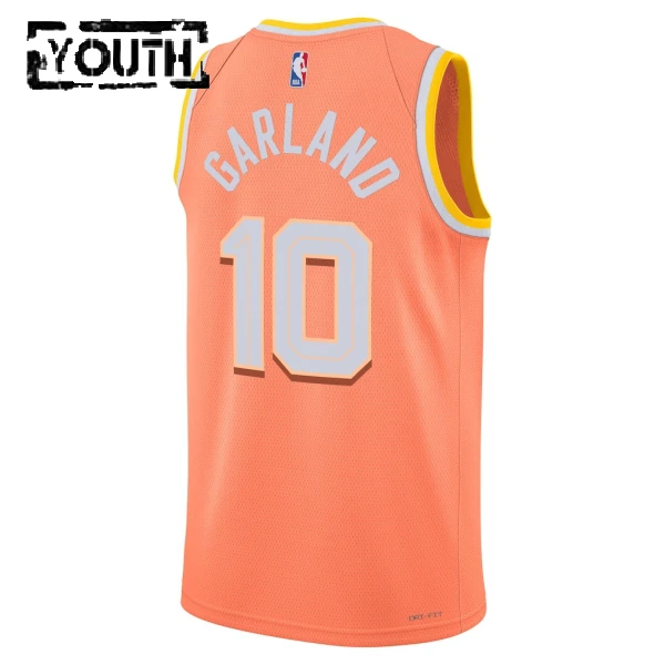 Maglia Cleveland Cavaliers Darius Garland City Edition 2025-26 Swingman Arancione - Bambino
