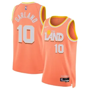Maglia Cleveland Cavaliers Darius Garland City Edition 2025-26 Swingman Arancione - Uomo