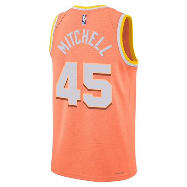 Maglia Cleveland Cavaliers Donovan Mitchell City Edition 2025-26 Swingman Arancione - Uomo