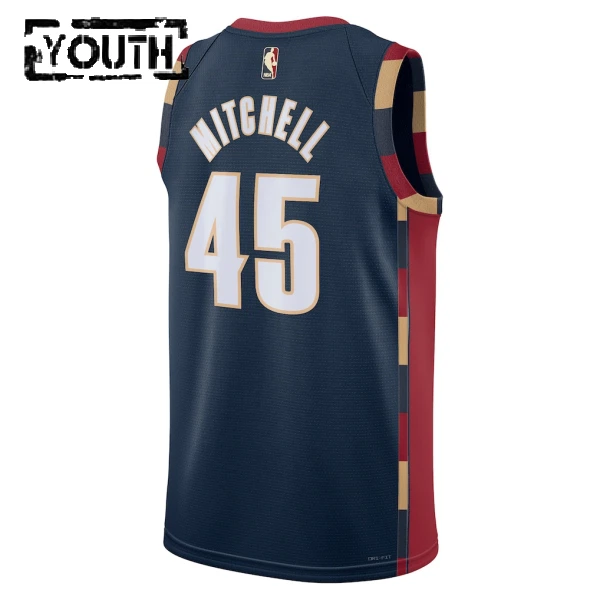 Maglia Cleveland Cavaliers Donovan Mitchell Classic Edition 2025-26 Swingman Navy - Bambino