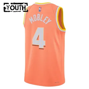 Maglia Cleveland Cavaliers Evan Mobley City Edition 2025-26 Swingman Arancione - Bambino