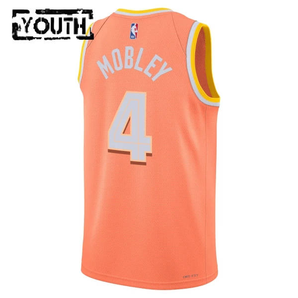 Maglia Cleveland Cavaliers Evan Mobley City Edition 2025-26 Swingman Arancione - Bambino