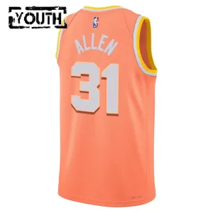 Maglia Cleveland Cavaliers Jarrett Allen City Edition 2025-26 Swingman Arancione - Bambino