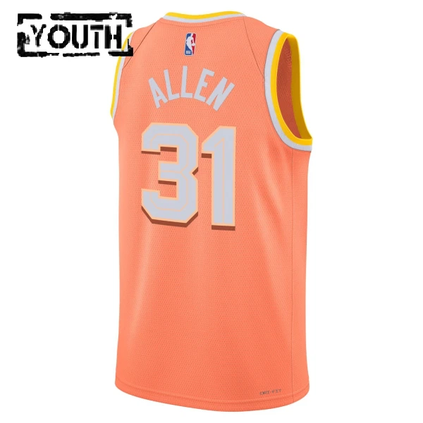 Maglia Cleveland Cavaliers Jarrett Allen City Edition 2025-26 Swingman Arancione - Bambino