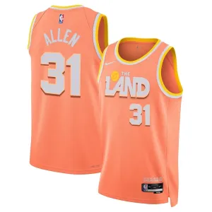 Maglia Cleveland Cavaliers Jarrett Allen City Edition 2025-26 Swingman Arancione - Uomo