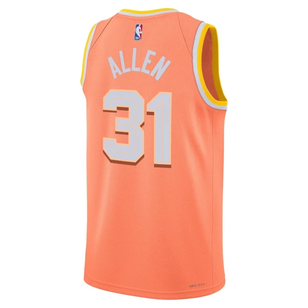 Maglia Cleveland Cavaliers Jarrett Allen City Edition 2025-26 Swingman Arancione - Uomo