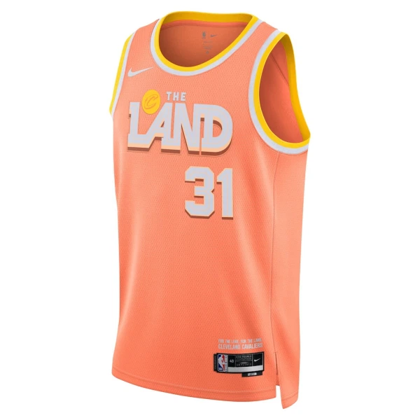 Maglia Cleveland Cavaliers Jarrett Allen City Edition 2025-26 Swingman Arancione - Uomo
